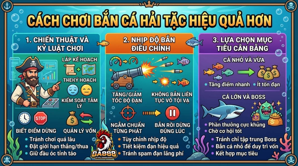 Cách chơi bắn cá Hải Tặc hiệu quả hơn