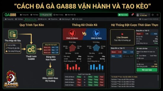Cách Đá Gà GA888 vận hành và tạo kèo