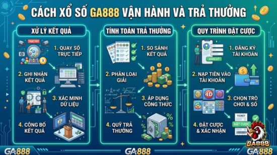 Cách Xổ Số GA888 vận hành và trả thưởng