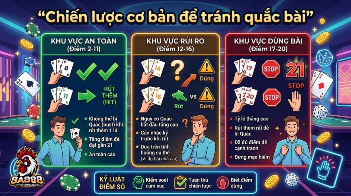 Chiến lược cơ bản để tránh quắc bài