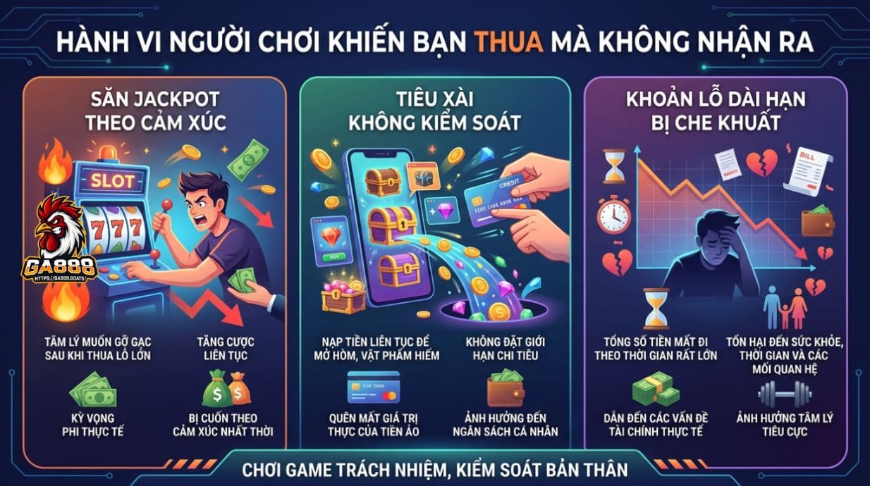 Hành vi người chơi khiến bạn thua mà không nhận ra