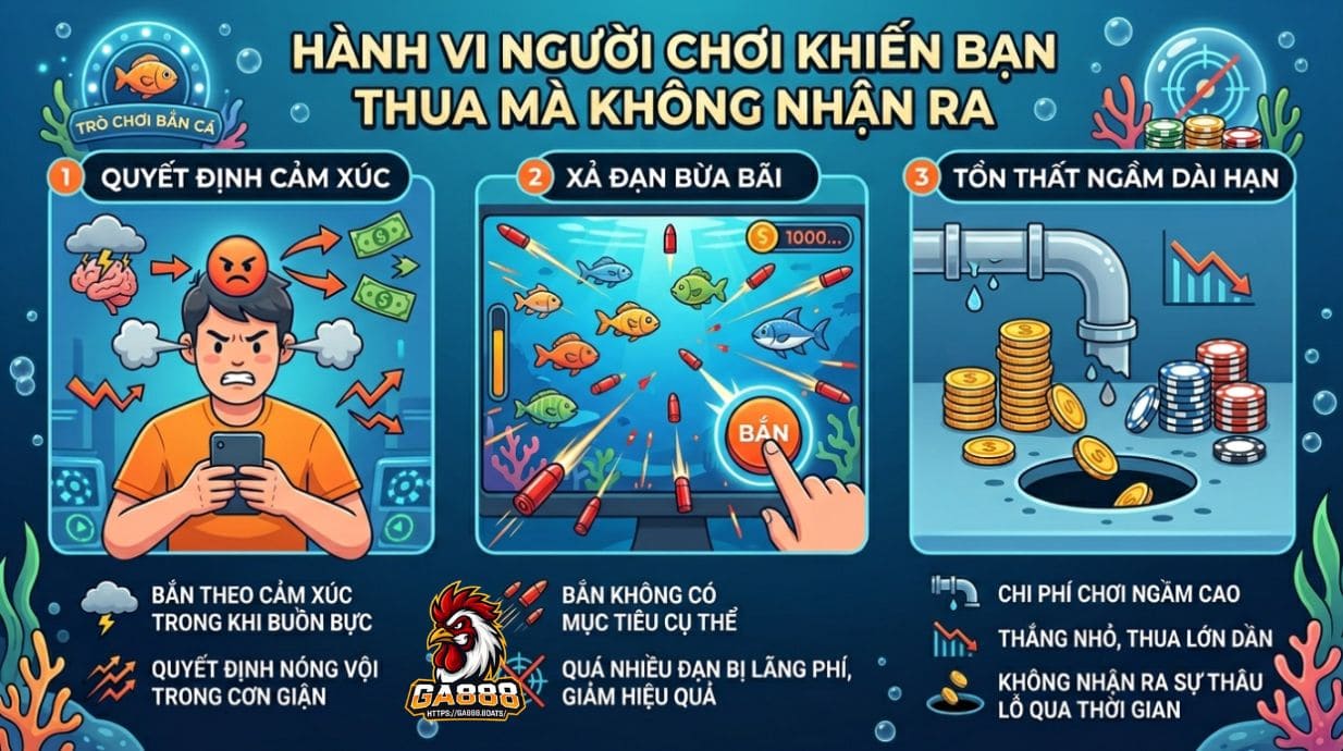 Hành vi người chơi khiến bạn thua mà không nhận ra