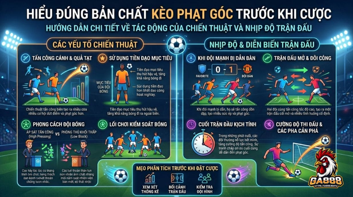 Hiểu đúng bản chất kèo phạt góc trước khi cược