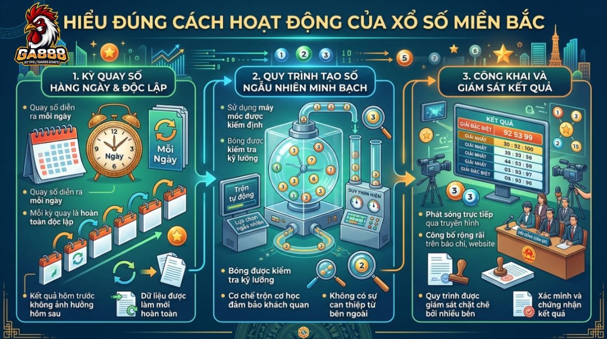 Hiểu đúng cách hoạt động của xổ số miền Bắc