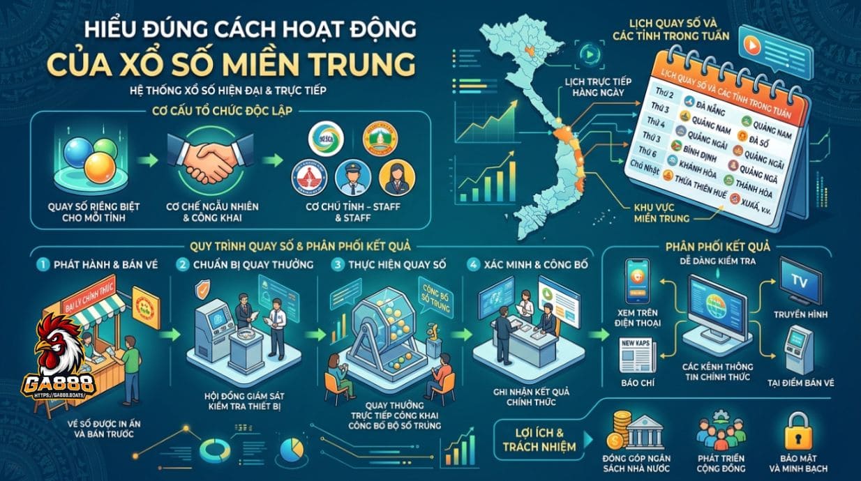 Hiểu đúng cách hoạt động của xổ số miền Trung