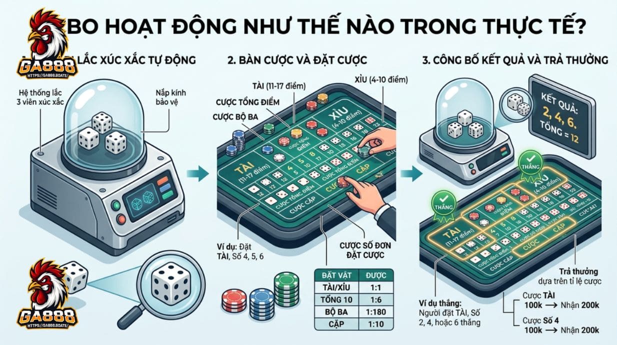 Sicbo hoạt động như thế nào trong thực tế?