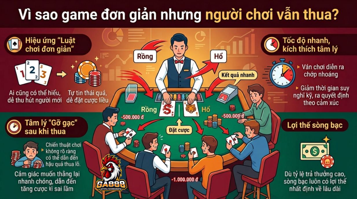 Vì sao game đơn giản nhưng người chơi vẫn thua?