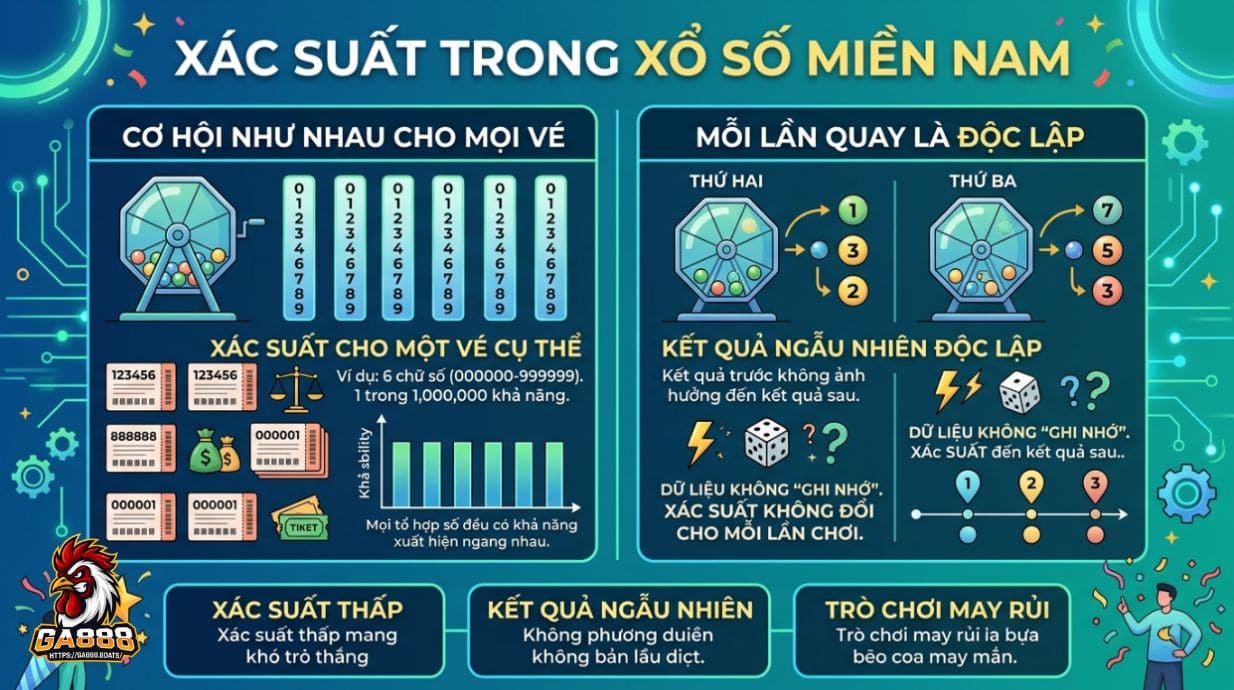 Xác suất trong xổ số miền Nam