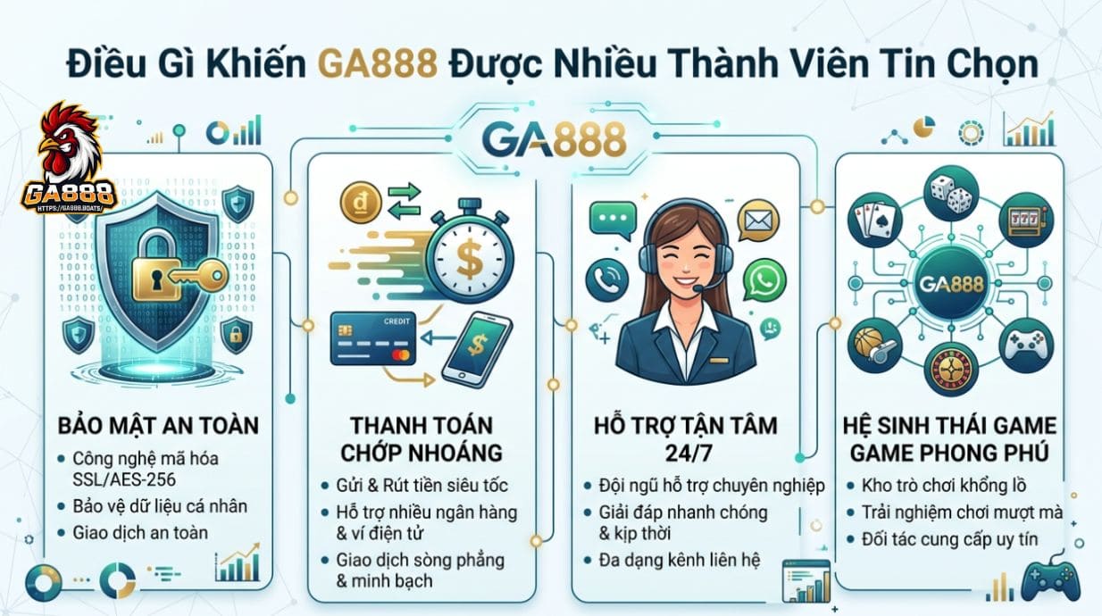 Điều Gì Khiến GA888 Được Nhiều Thành Viên Tin Chọn