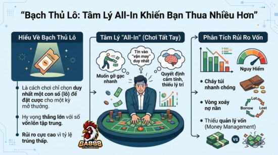 Bạch Thủ Lô: Tâm Lý All-In Khiến Bạn Thua Nhiều Hơn