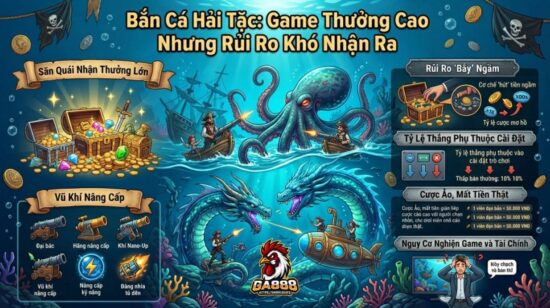 Bắn Cá Hải Tặc: Game Thưởng Cao Nhưng Rủi Ro Khó Nhận Ra