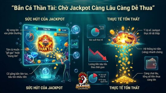 Bắn Cá Thần Tài: Chờ Jackpot Càng Lâu Càng Dễ Thua