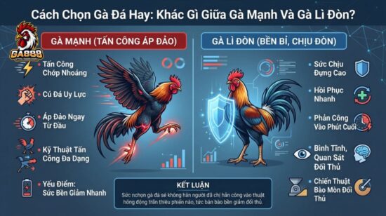 Cách Chọn Gà Đá Hay: Khác Gì Giữa Gà Mạnh Và Gà Lì Đòn?