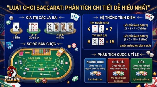 Luật Chơi Baccarat: Phân Tích Chi Tiết Dễ Hiểu Nhất