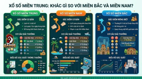 Xổ Số Miền Trung: Khác Gì So Với Miền Bắc Và Miền Nam?